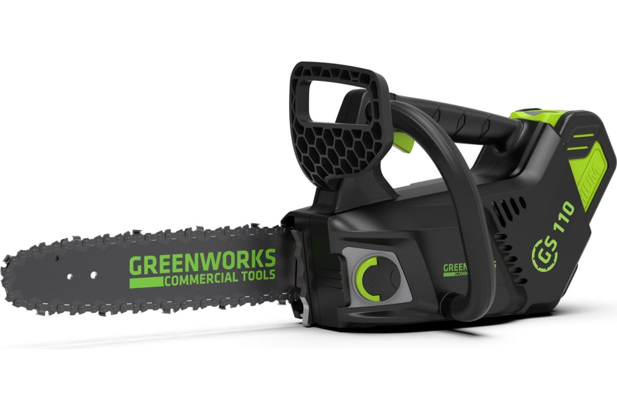 Бесщеточная цепная одноручная пила GreenWorks 40 В 2003807, без АКБ и ЗУ