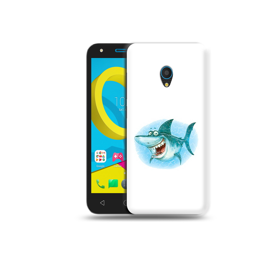 

Чехол MyPads Tocco для Alcatel U5 5047D веселая акула (PT134046.676.261), Tocco