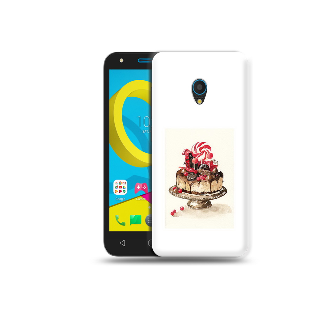 

Чехол MyPads Tocco для Alcatel U5 5047D вкусный торт (PT134046.676.262), Tocco