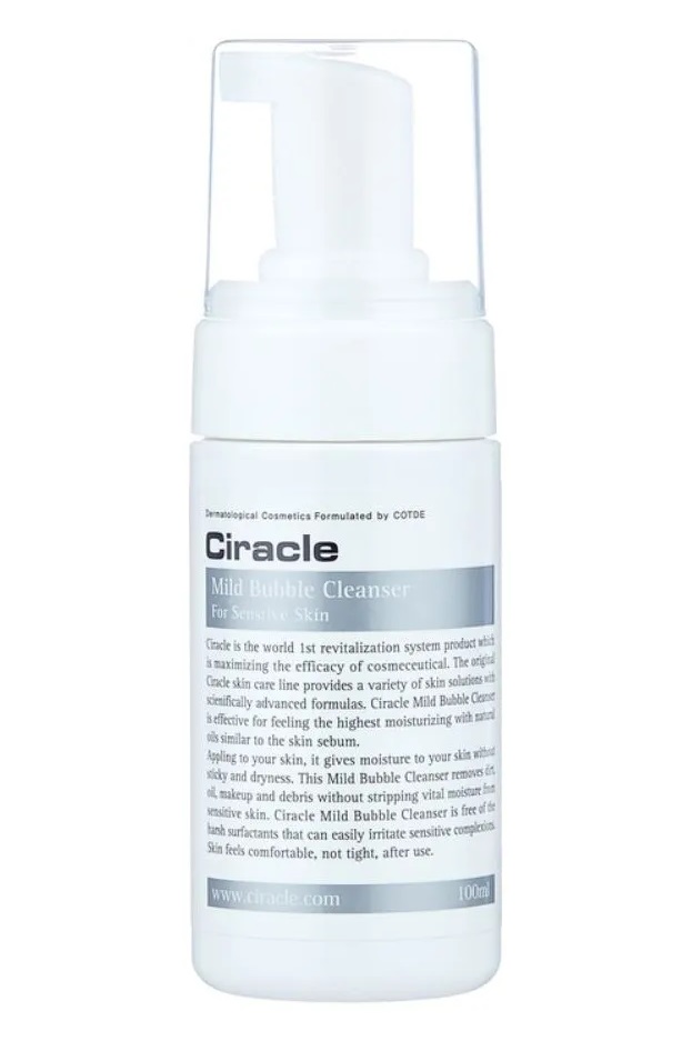 Пенка для умывания Ciracle Mild Bubble Cleanser для чувствительной кожи 100 мл 1125₽