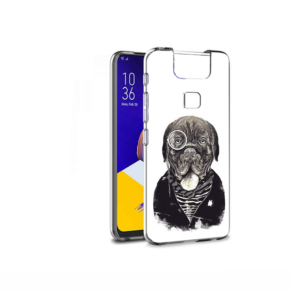 

Чехол MyPads Tocco для Asus ZenFone 6 (ZS630KL) солидный песик, Прозрачный, Tocco
