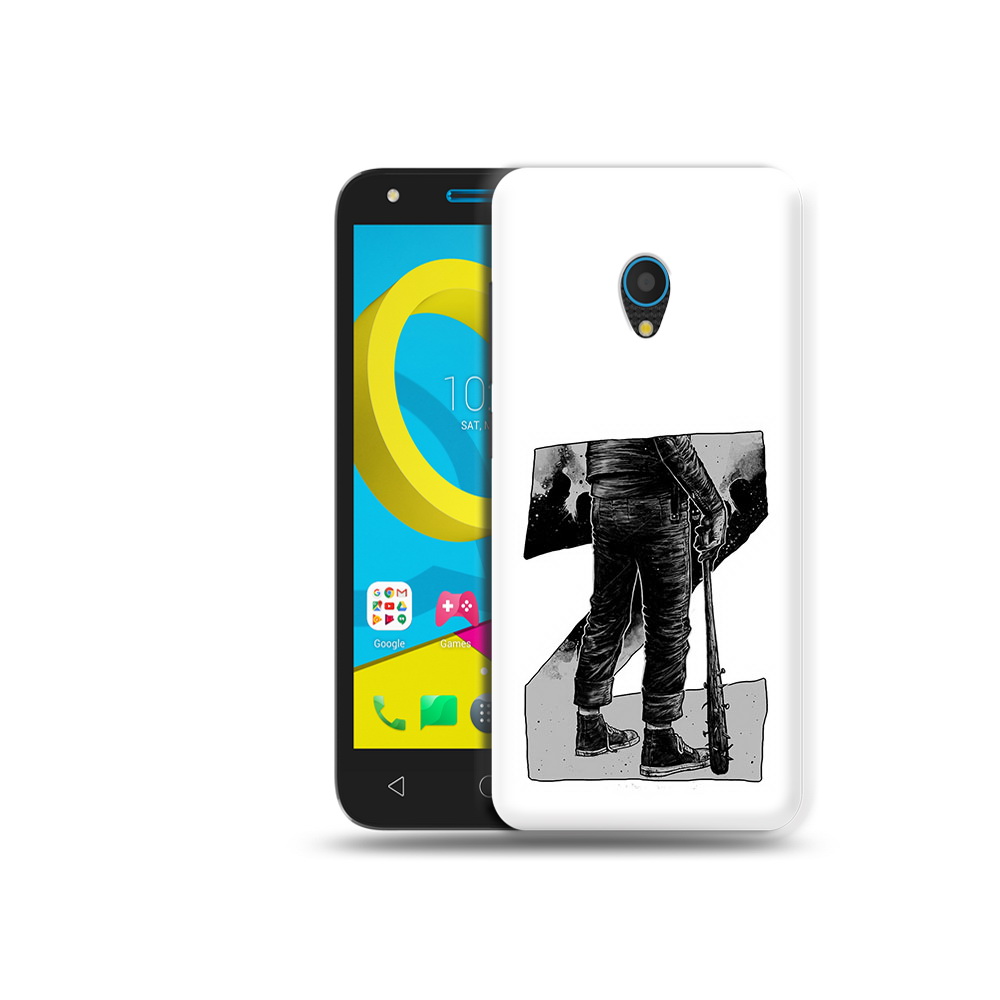 

Чехол MyPads Tocco для Alcatel U5 5047D воин черно белый (PT134046.676.265), Tocco