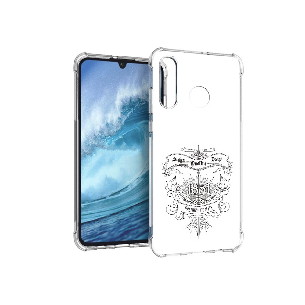 

Чехол MyPads Tocco для Huawei P30 Lite логотип 1851 год, Прозрачный, Tocco