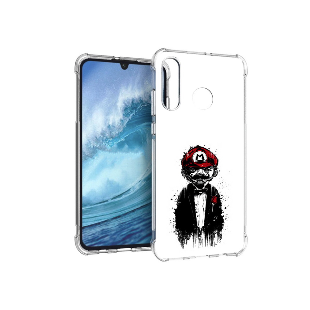 

Чехол MyPads Tocco для Huawei P30 Lite марио, Прозрачный, Tocco