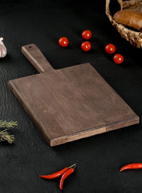 

Wild Kitchen Разделочная доска для подачи Wild Kitchen, 42x22x2.5 см, граб темный, Коричневый