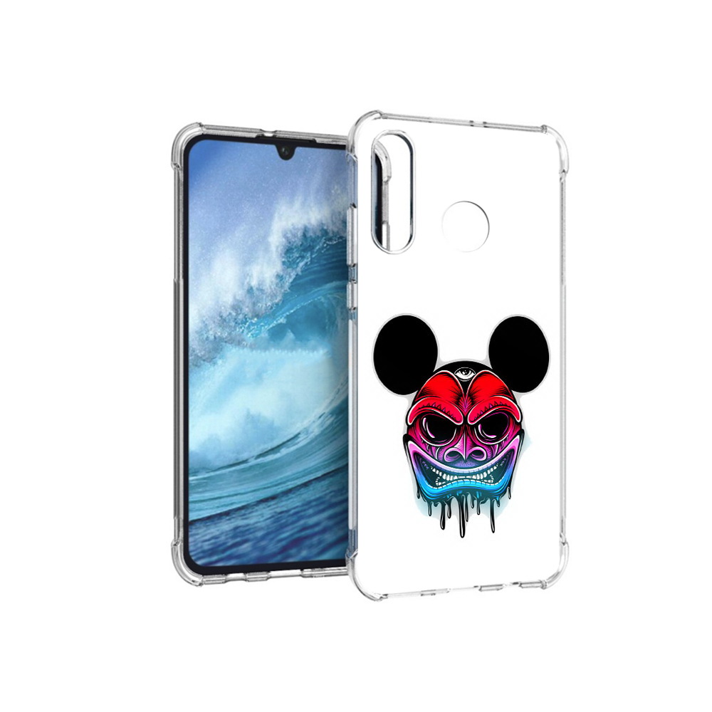 

Чехол MyPads Tocco для Huawei P30 Lite микки в маске, Прозрачный, Tocco