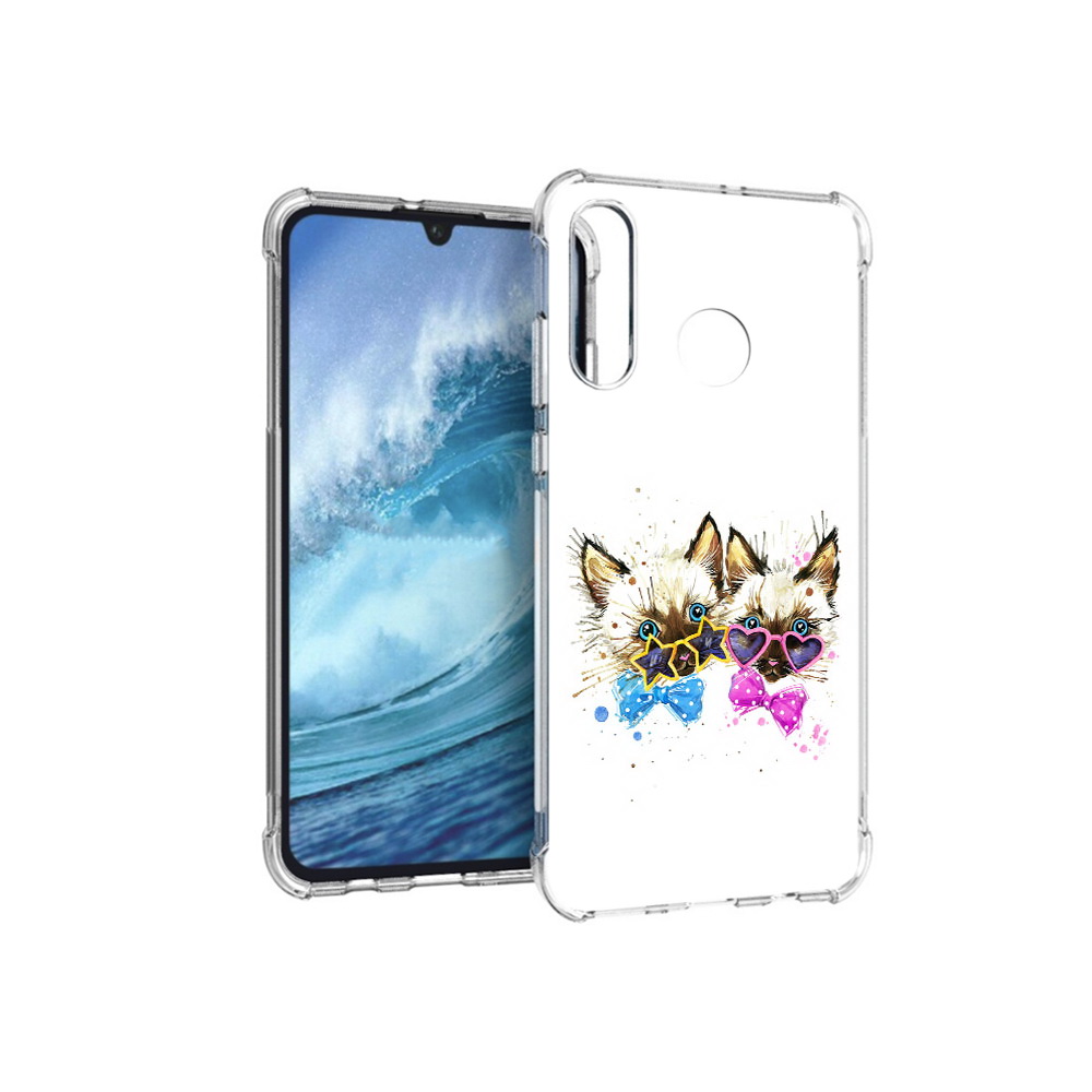 

Чехол MyPads Tocco для Huawei P30 Lite милые котята, Прозрачный, Tocco