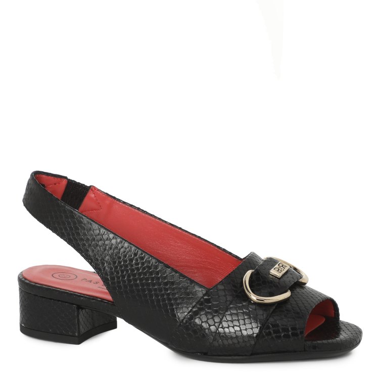 

Босоножки женские Pas De Rouge 2704 черные 39 EU, 2704