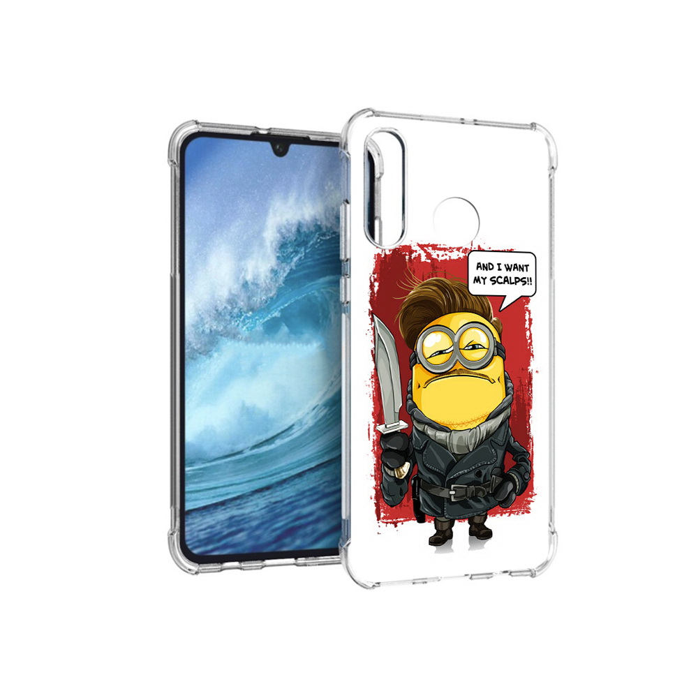 

Чехол MyPads Tocco для Huawei P30 Lite миньон убийца, Прозрачный, Tocco