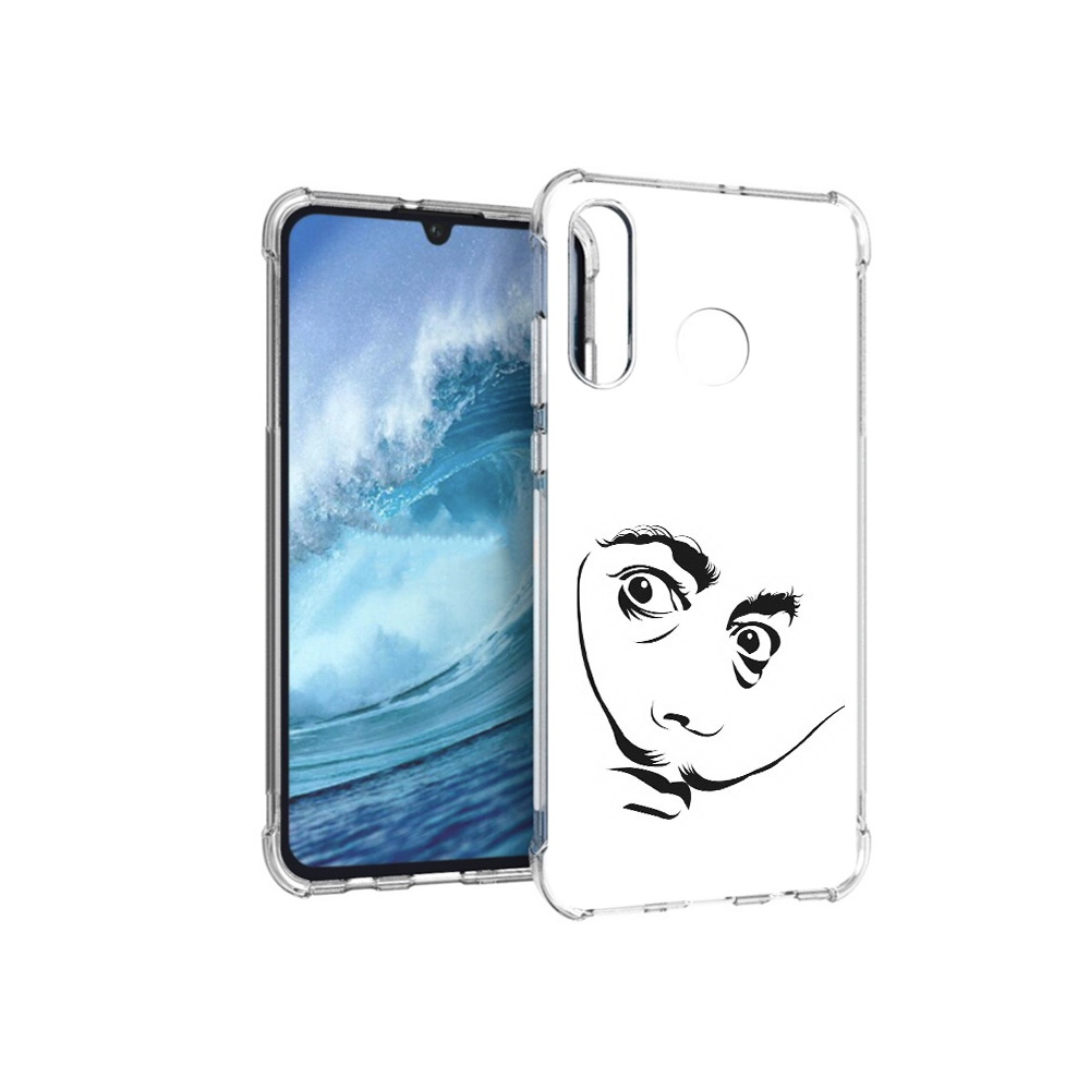 

Чехол MyPads Tocco для Huawei P30 Lite мужчина с длинными усами, Прозрачный, Tocco