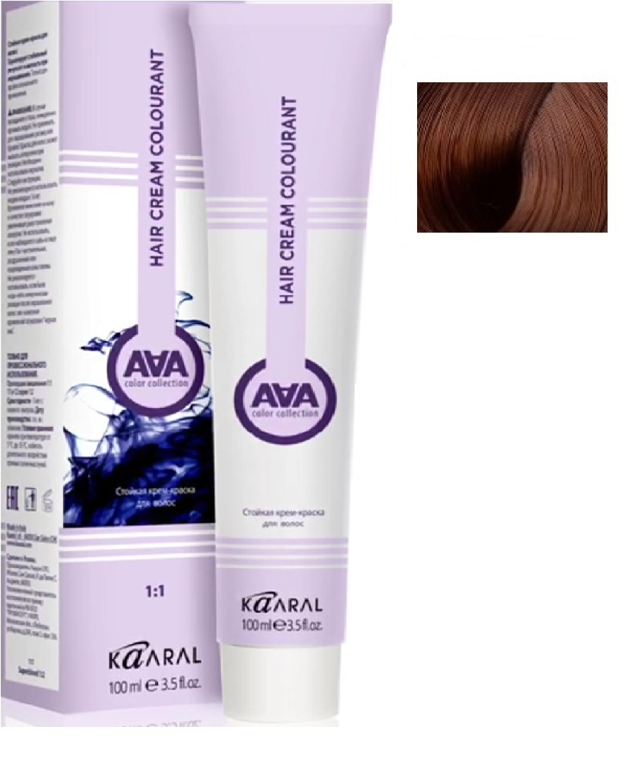 фото Крем-краска для волос kaaral aaa 6.43 100 мл
