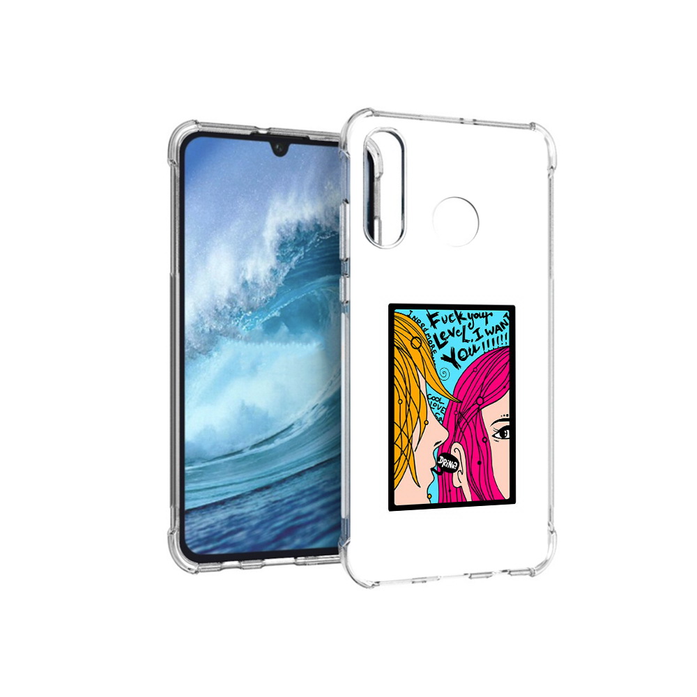

Чехол MyPads Tocco для Huawei P30 Lite Выпьем, Прозрачный, Tocco