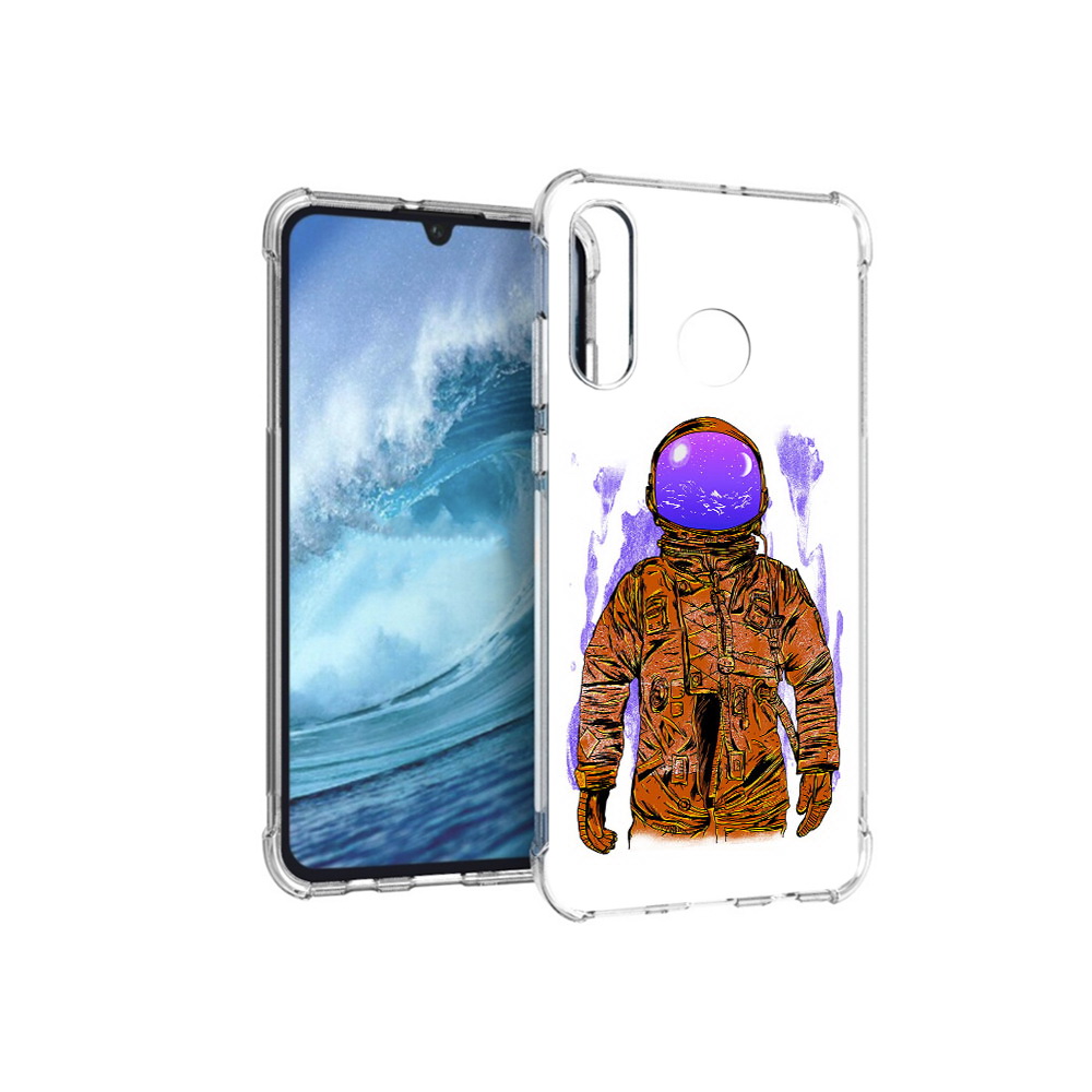 

Чехол MyPads Tocco для Huawei P30 Lite нарисованный мужчина в скафандре, Прозрачный, Tocco