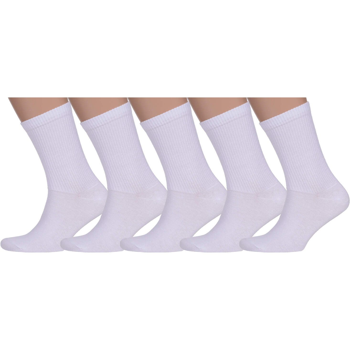 Комплект носков мужских VIRTUOSO 5-nm-50 белых 27 5 пар