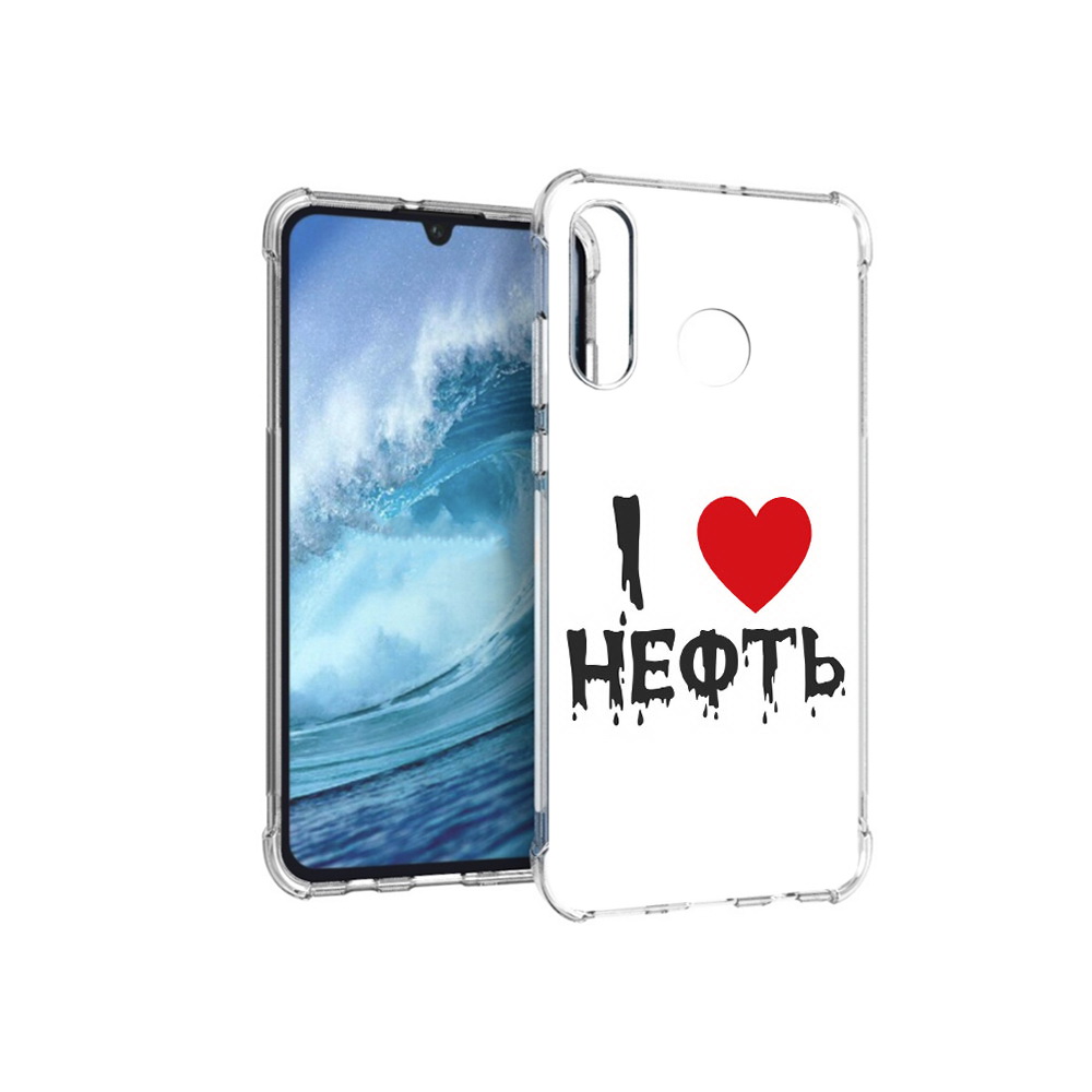 

Чехол MyPads Tocco для Huawei P30 Lite нефть, Прозрачный, Tocco