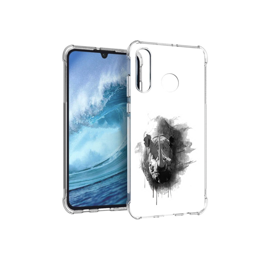 

Чехол MyPads Tocco для Huawei P30 Lite носорог, Прозрачный, Tocco