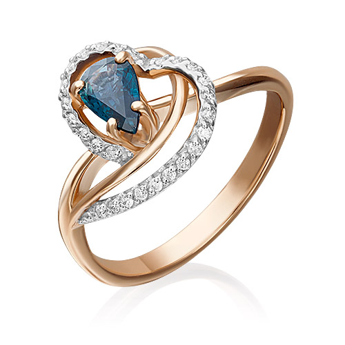 

Кольцо из золота р. , PLATINA jewelry 01-1504-00-105-1110-30, сапфир\бриллиант, 01-1504-00-105-1110-30