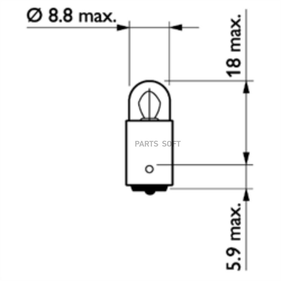 

Лампа T3W 13910 24V BA9S (Картонная упаковка)