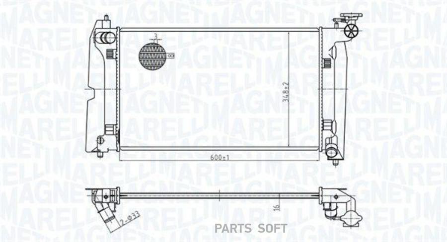 

Радиатор [600x373] MAGNETI MARELLI арт. 350213178300