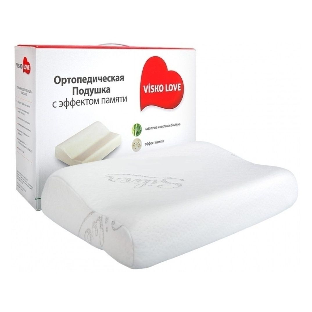 Подушка ортопедическая Visko love 43 х 60 х 11 см