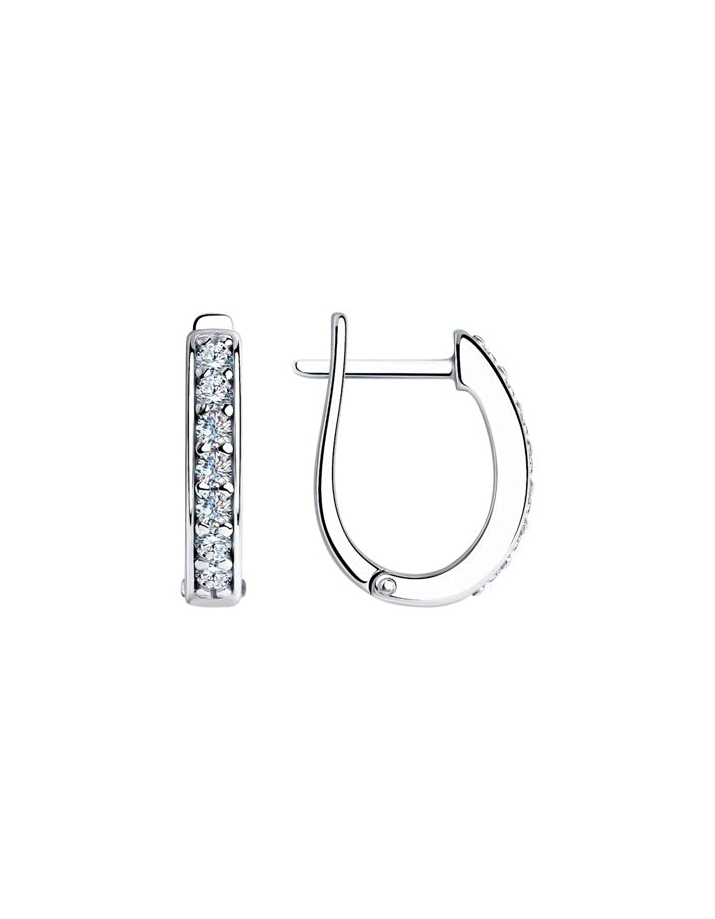 

Серьги из серебра TEO MAORI 894024239, фианит, 894024239