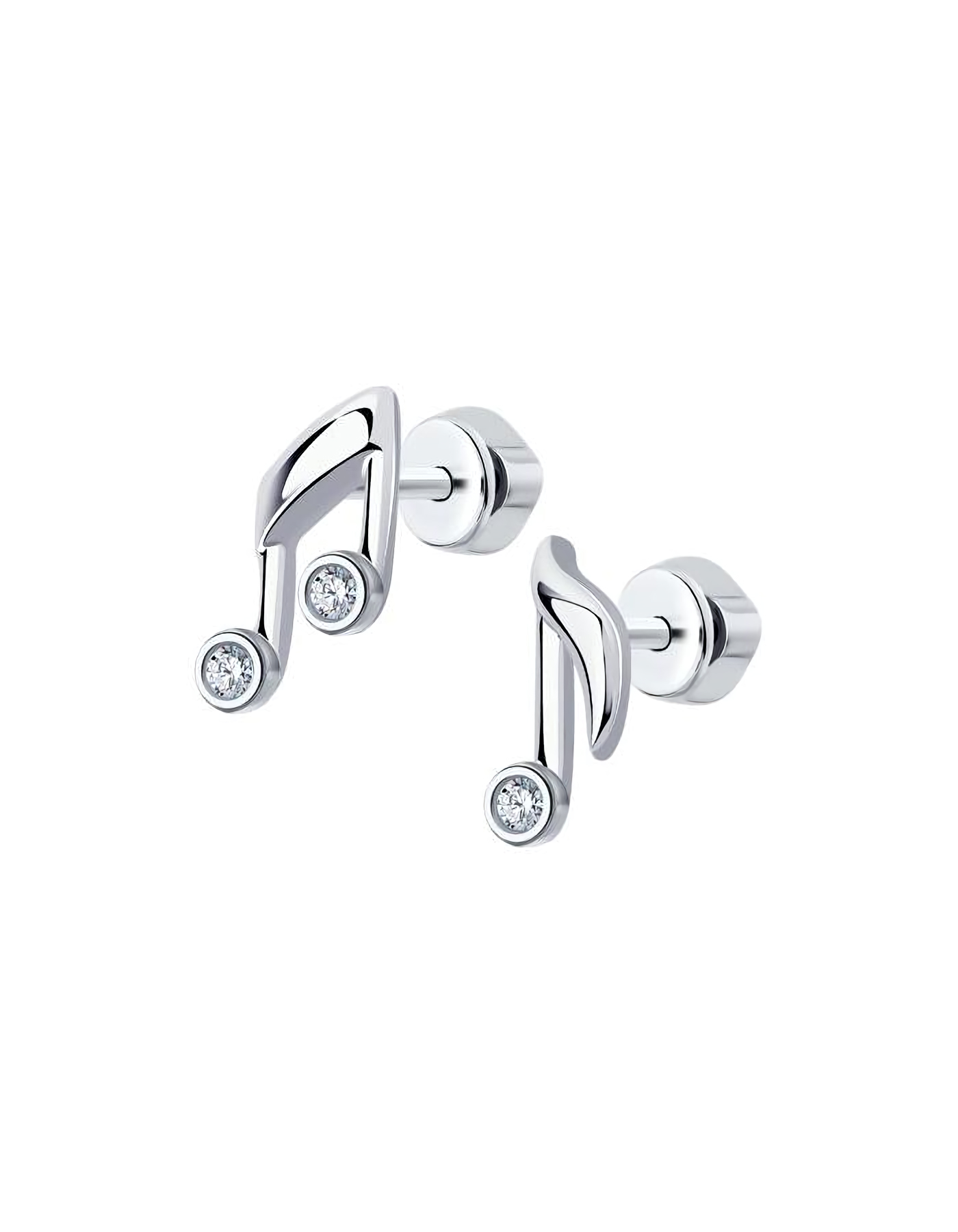 

Серьги пусеты из серебра TEO MAORI 894024319, фианит, 894024319