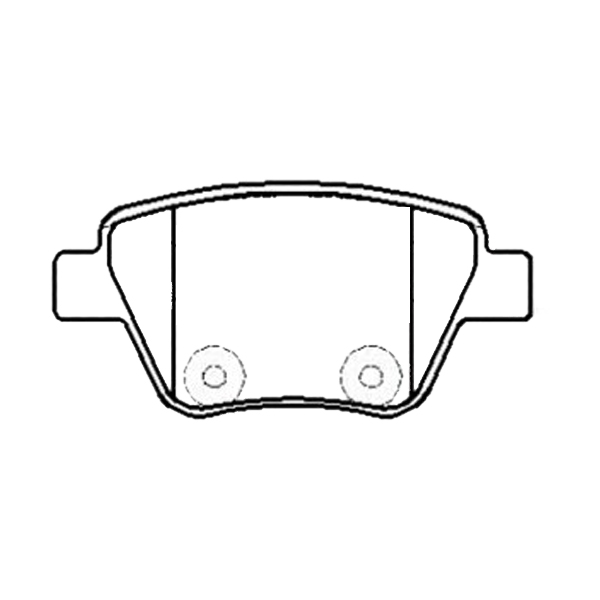 

Колодки тормозные дисковые задние SKODA OCTAVIA 04- / SUPERB 08- /VW CADDY / TOURAN 10-