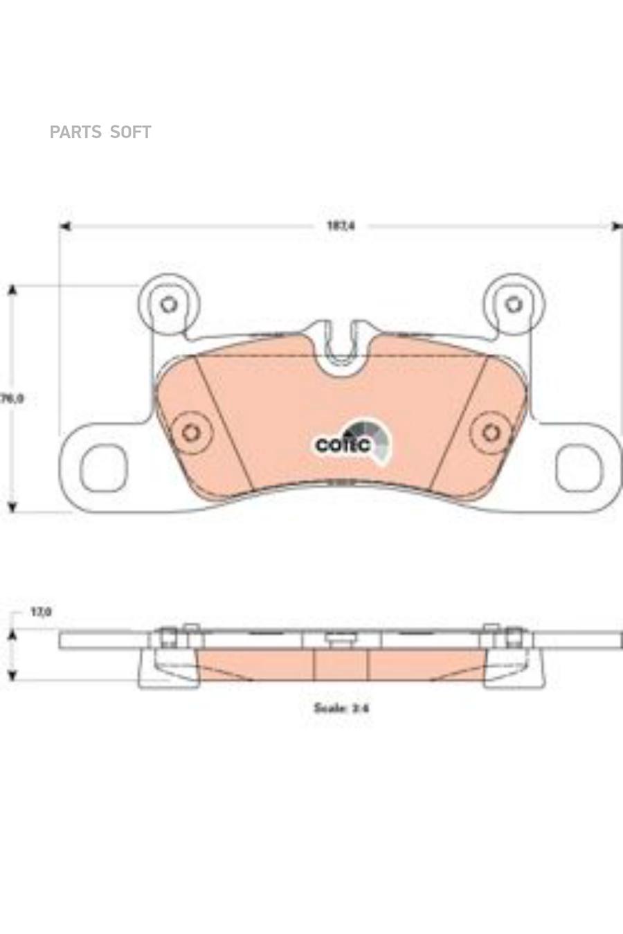 

Тормозные колодки ZFR задние gdb1875zfr
