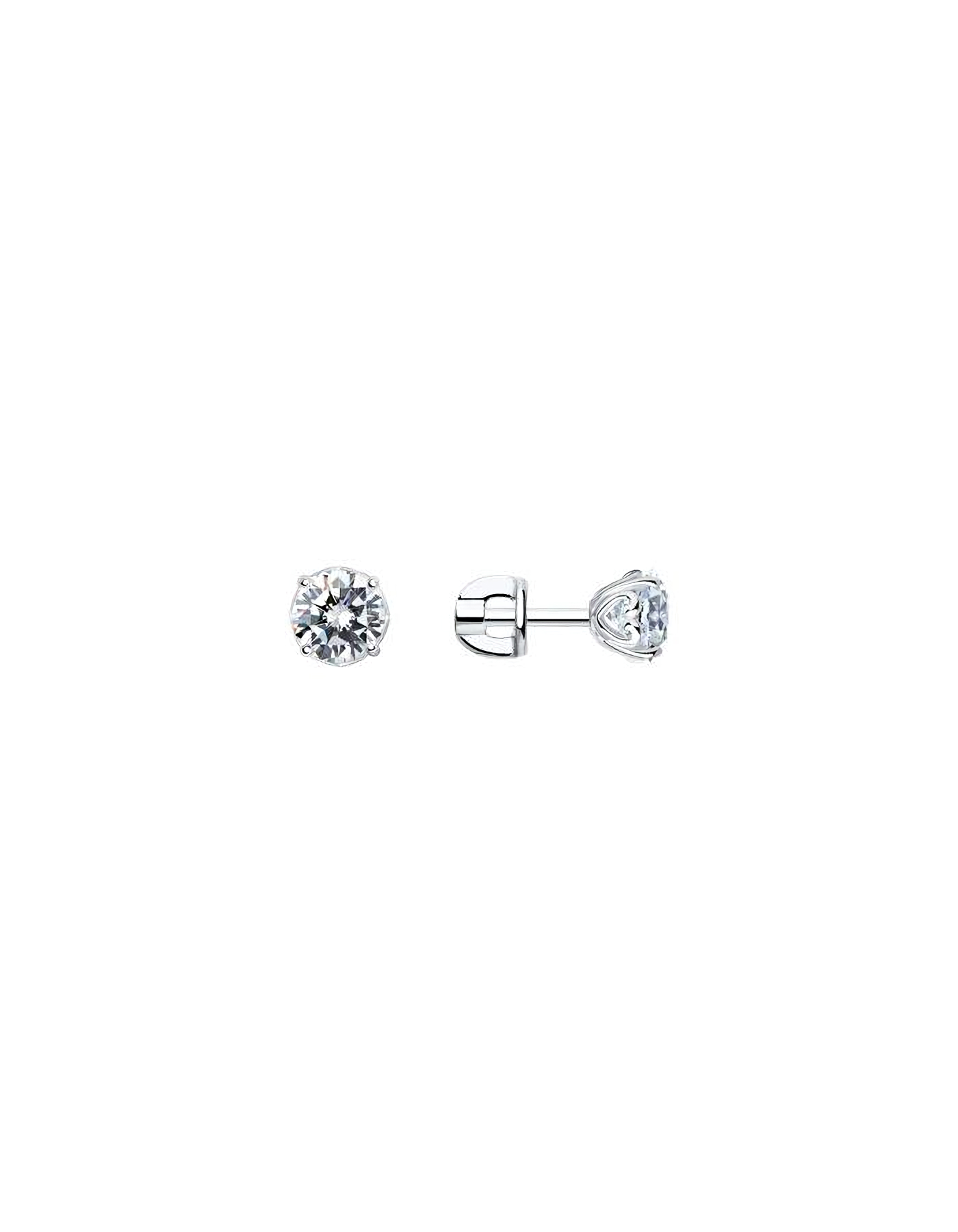 

Серьги пусеты из серебра TEO MAORI 894025221, фианит, 894025221
