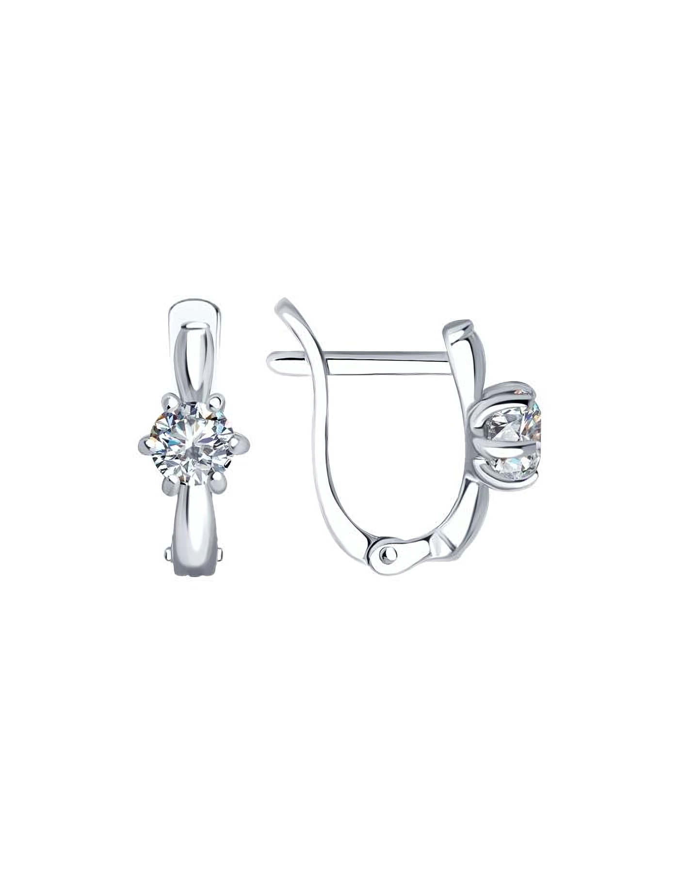 

Серьги из серебра TEO MAORI 894025225, фианит, 894025225