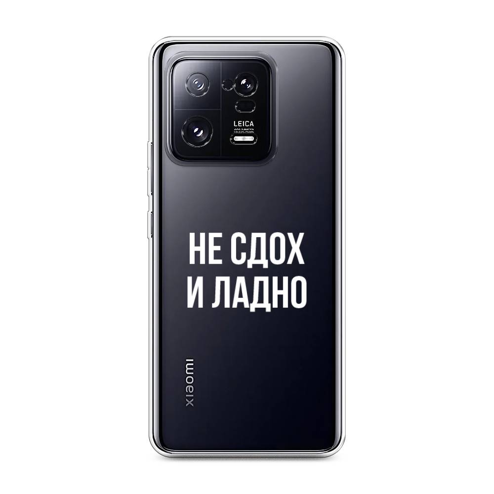 

Чехол Awog на Xiaomi 13 Pro 5G "Не сдох и ладно", Бежевый;белый;прозрачный, 317350-6