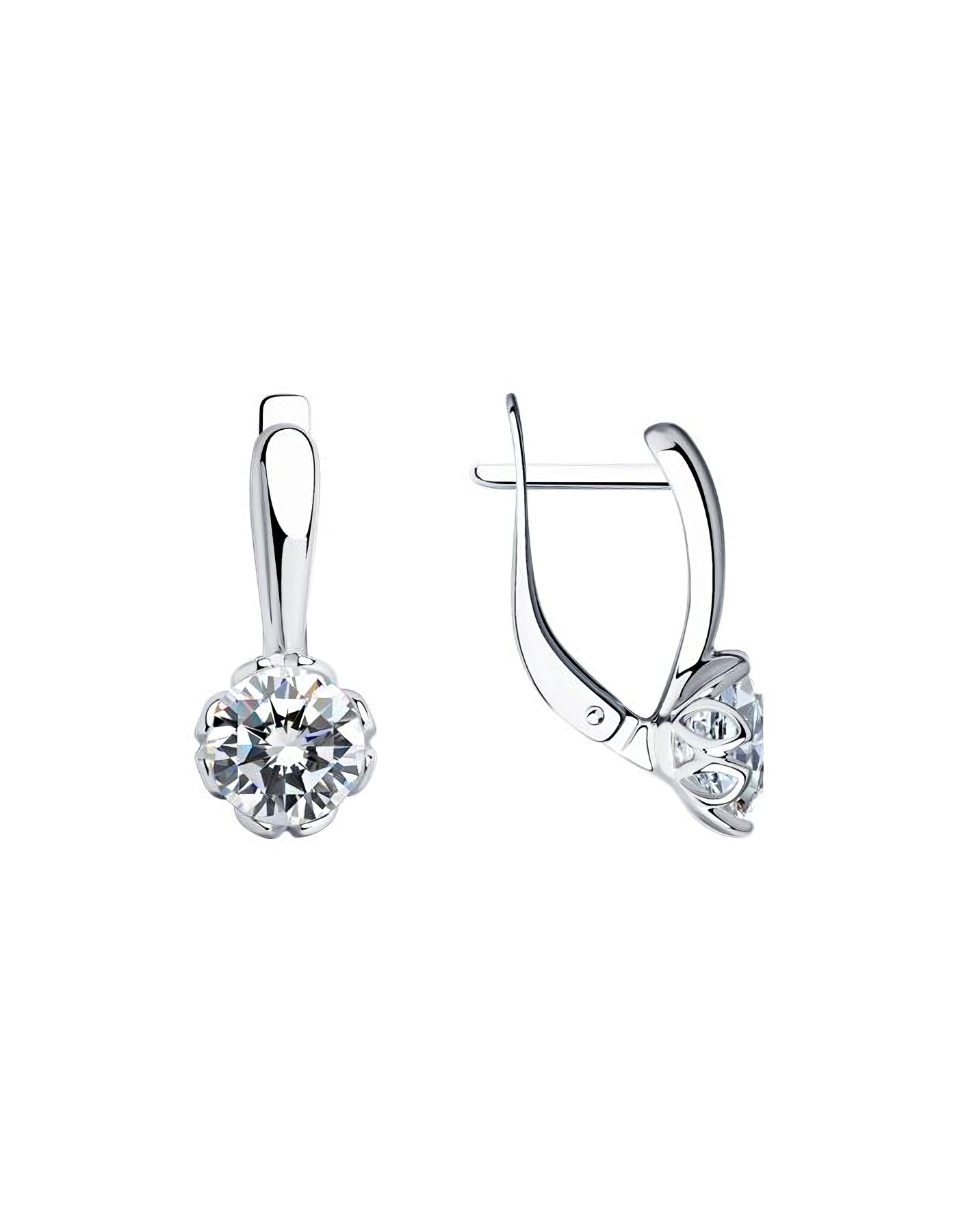 

Серьги из серебра TEO MAORI 894025229, фианит, 894025229