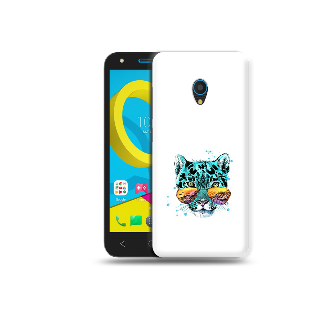 

Чехол MyPads Tocco для Alcatel U5 5047D голубой лео (PT134046.676.294), Tocco