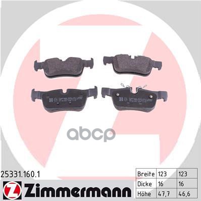 

Колодки дисковые задние BMW 2/X1/i3, Mini Clubman/Countryman 12> 25331.160.1