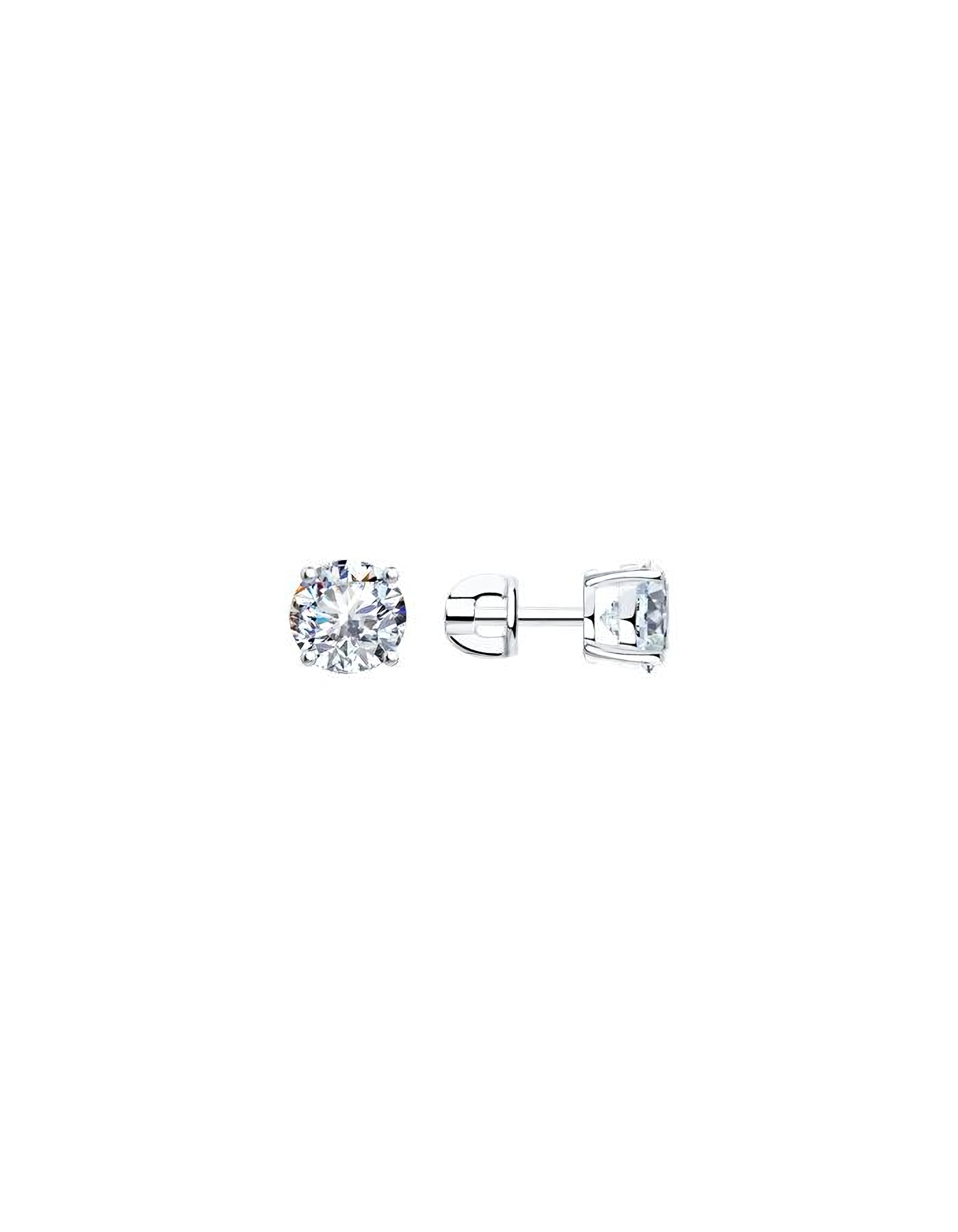 

Серьги пусеты из серебра TEO MAORI 894025261, фианит, 894025261