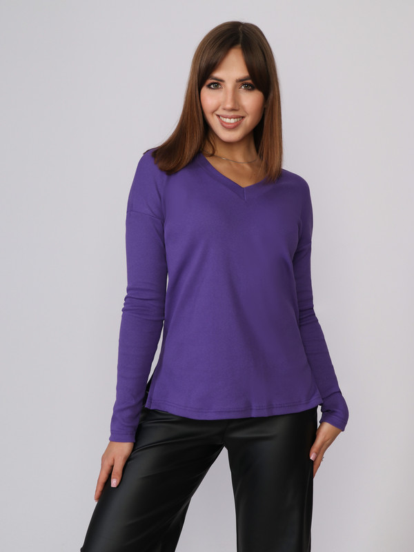 

Пуловер женский Fashion Margo ДЖ 048 фиолетовый 48 RU, ДЖ 048