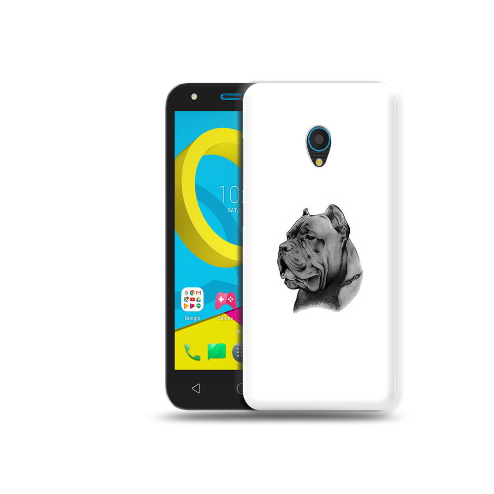 

Чехол MyPads Tocco для Alcatel U5 5047D грозный бульдог (PT134046.676.300), Tocco