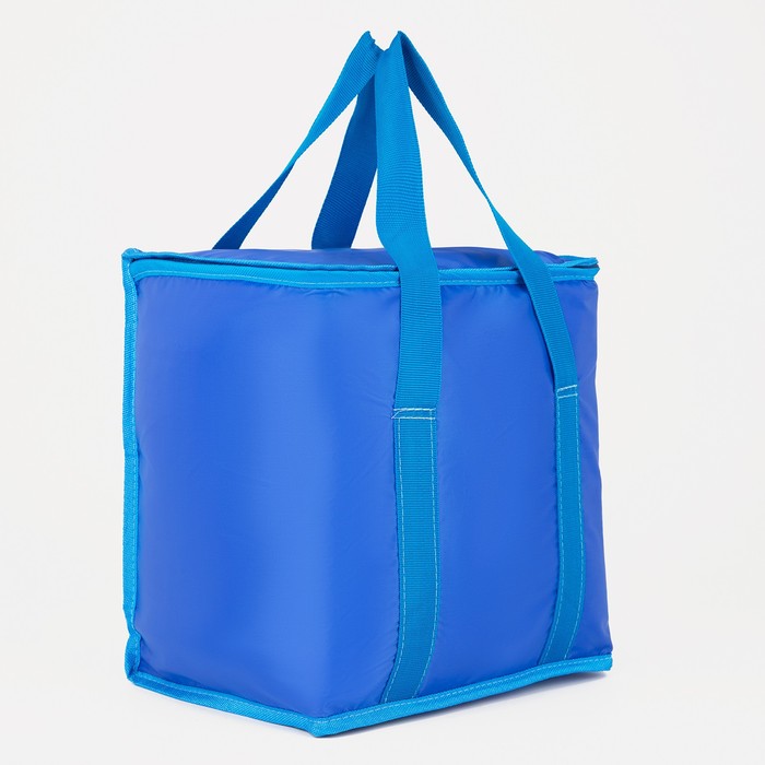 

Термосумка на молнии 18 л, цвет голубой