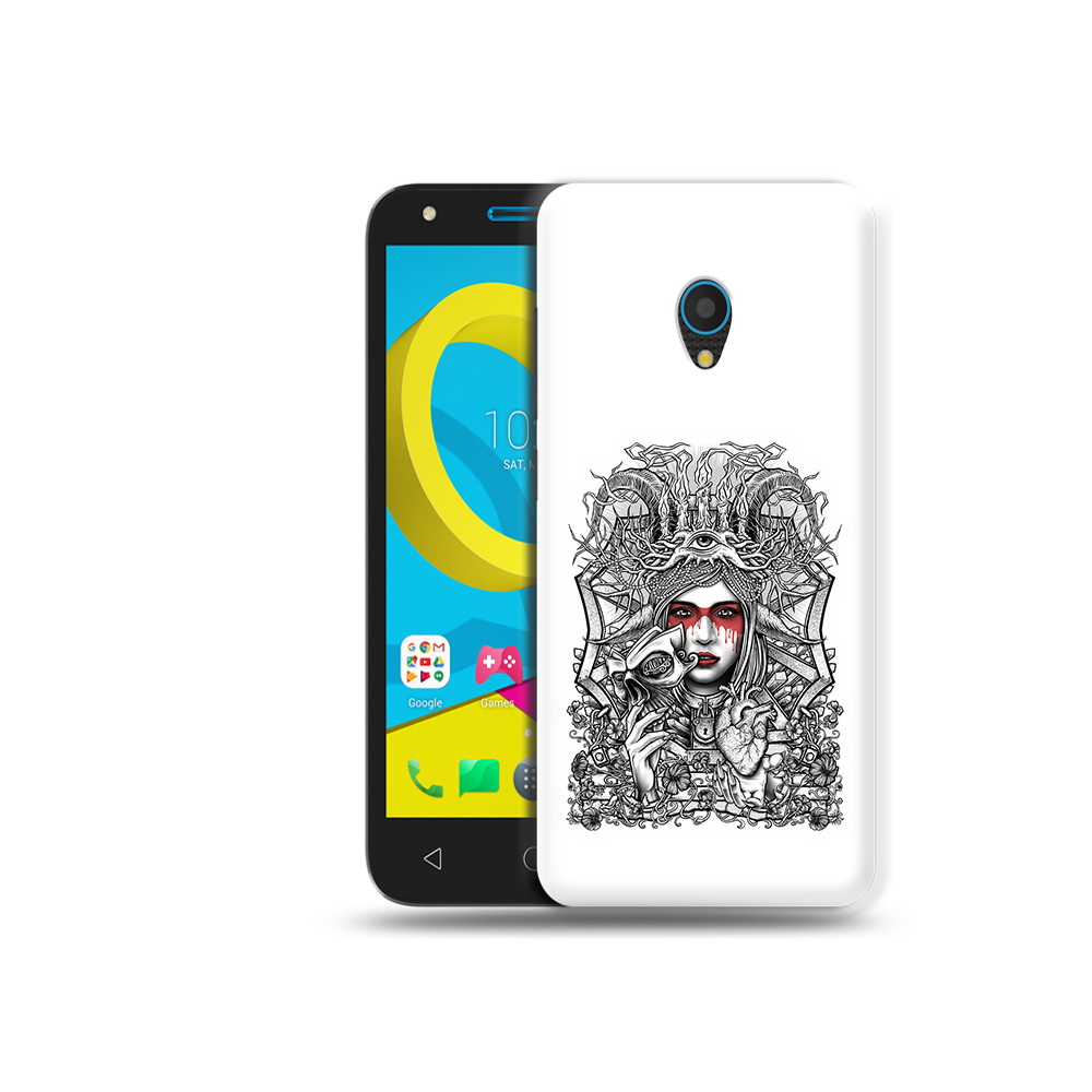 

Чехол MyPads Tocco для Alcatel U5 5047D грусная девушка (PT134046.676.302), Tocco