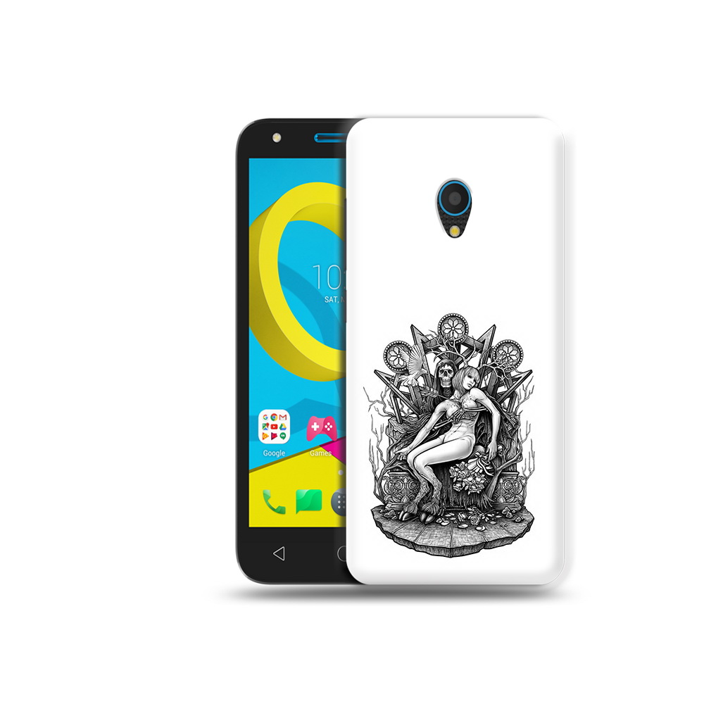 

Чехол MyPads Tocco для Alcatel U5 5047D девушка на троне (PT134046.676.309), Tocco