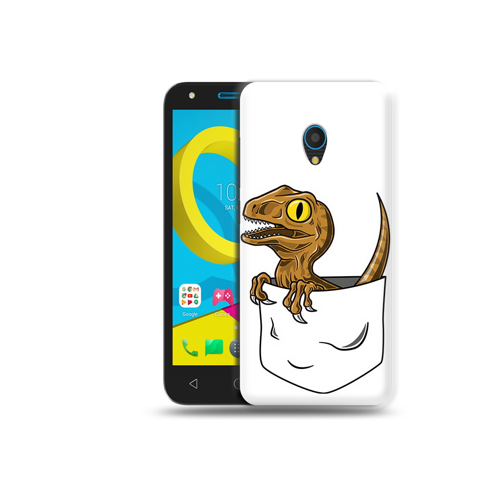 

Чехол MyPads Tocco для Alcatel U5 5047D динозавр в кармане (PT134046.676.327), Tocco