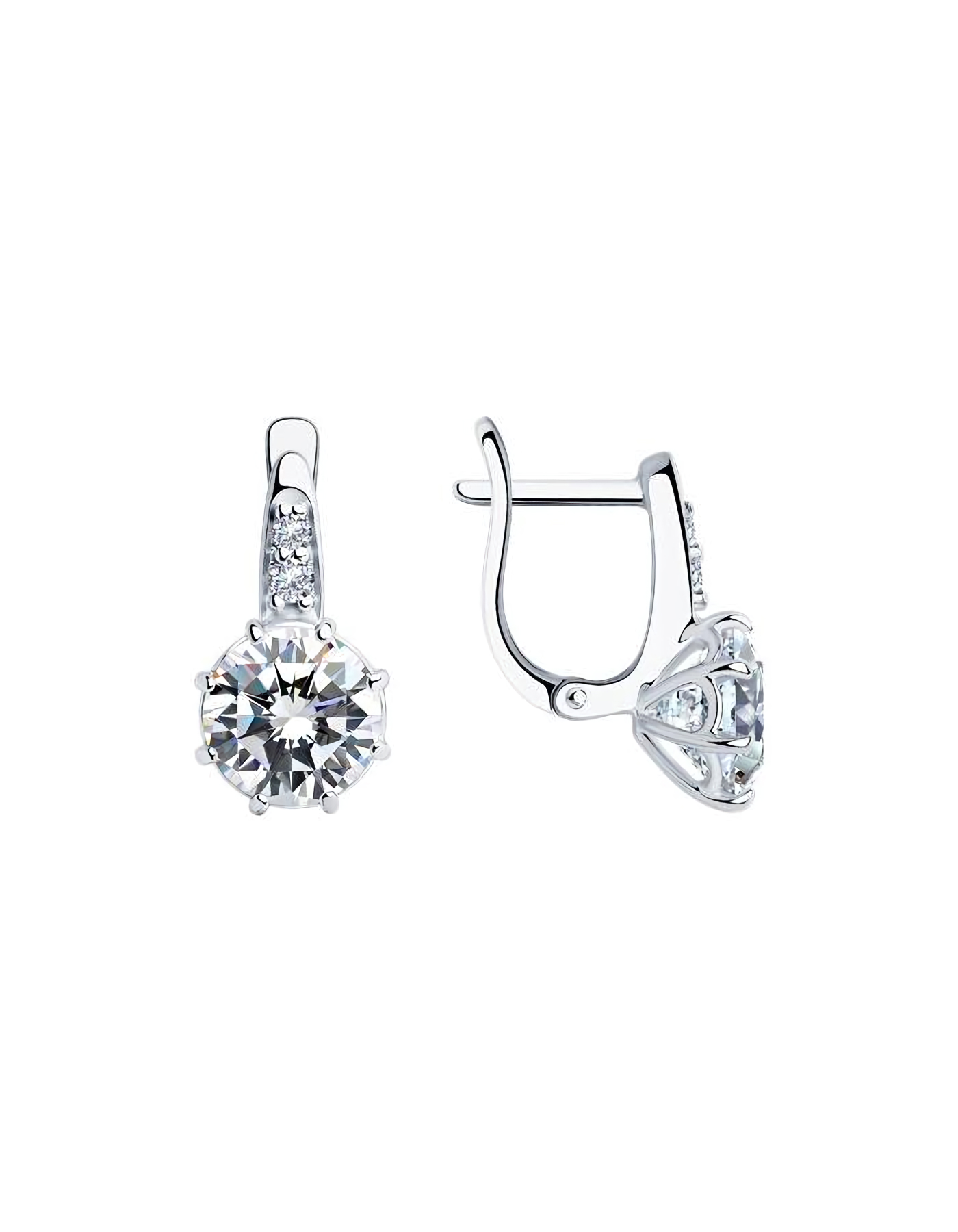 

Серьги из серебра TEO MAORI 894025667, фианит, 894025667