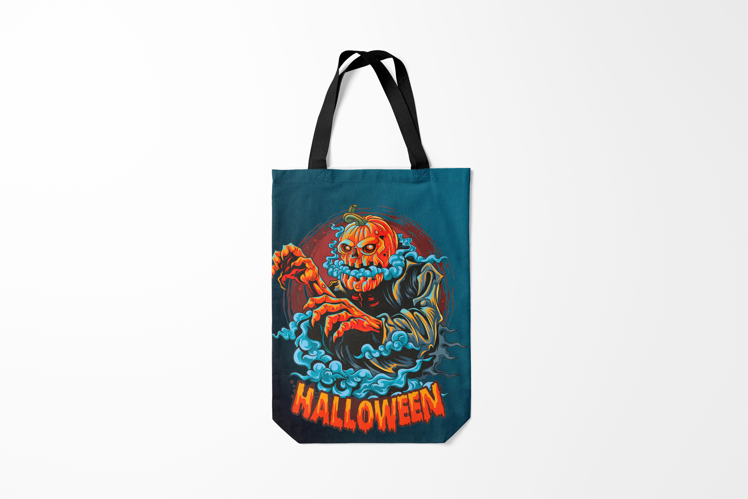 

Сумка шoппер унисекс Burnettie Хэллоуин Halloween B o, зеленый, Хэллоуин Halloween B o