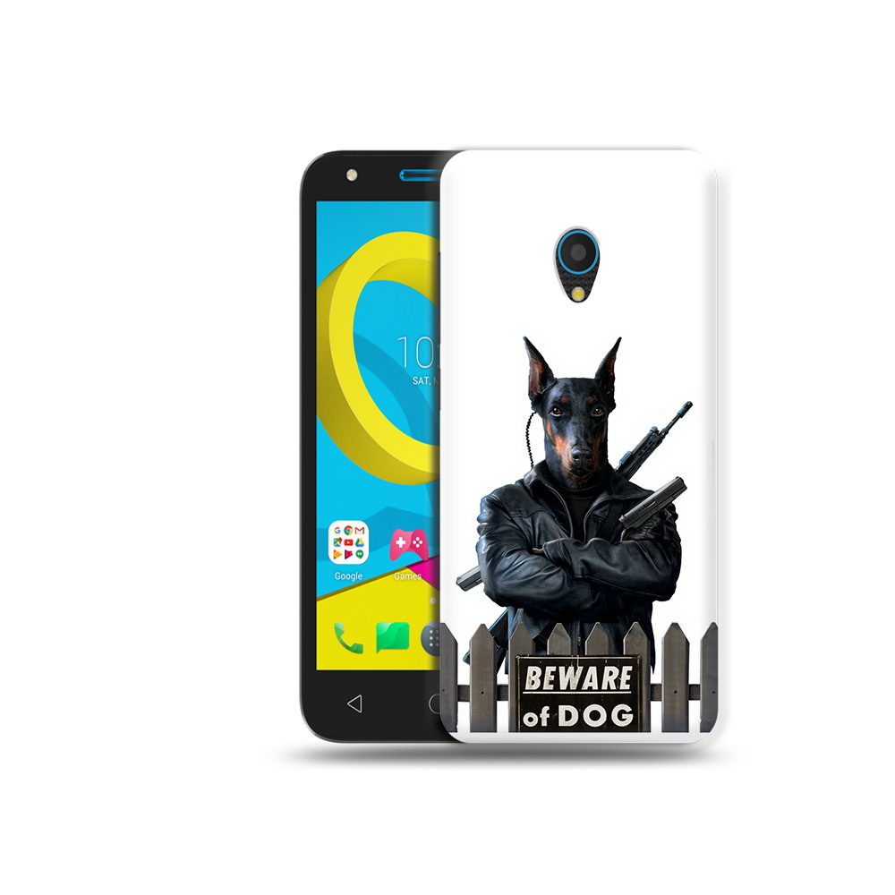 

Чехол MyPads Tocco для Alcatel U5 5047D доберман (PT134046.676.332), Tocco