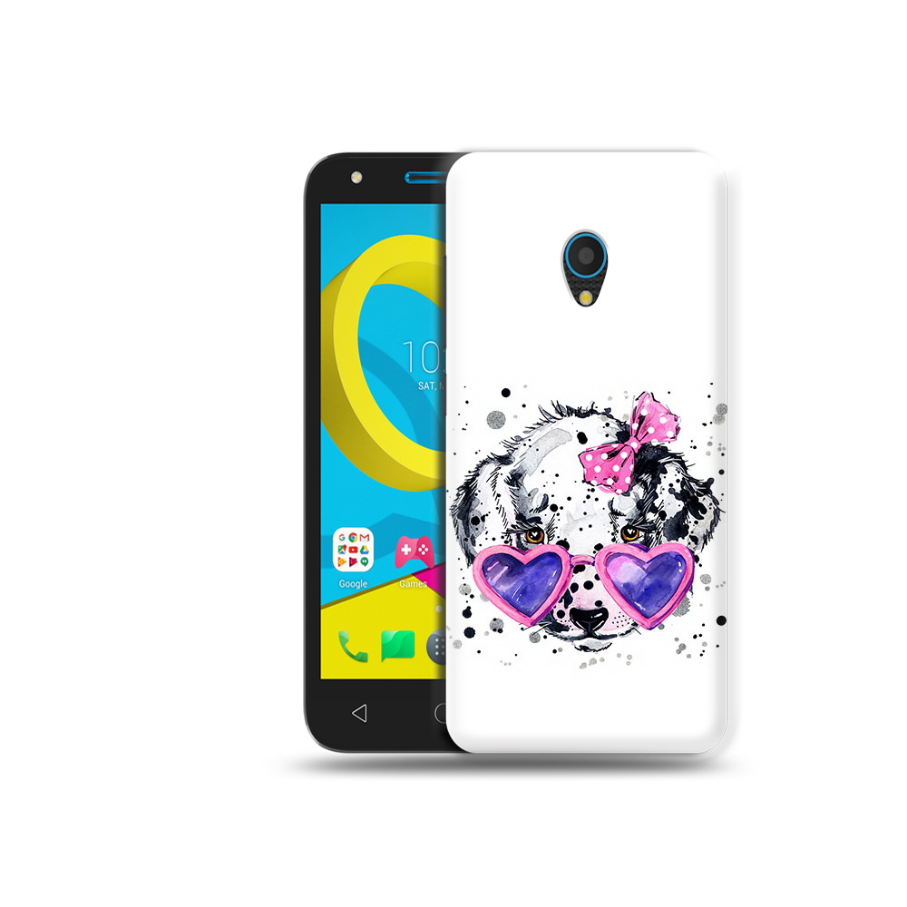 

Чехол MyPads Tocco для Alcatel U5 5047D долматинец в очках (PT134046.676.337), Tocco