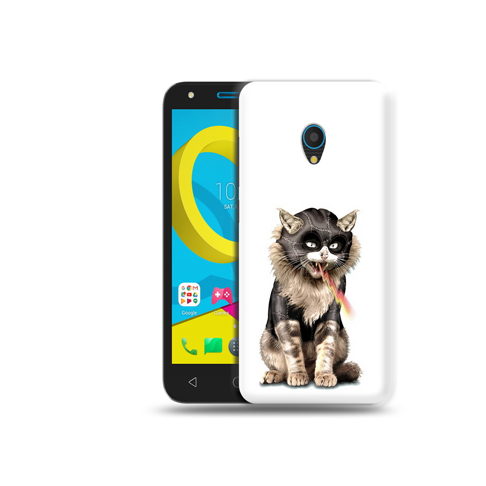 

Чехол MyPads Tocco для Alcatel U5 5047D дьяволский кот (PT134046.676.341), Tocco