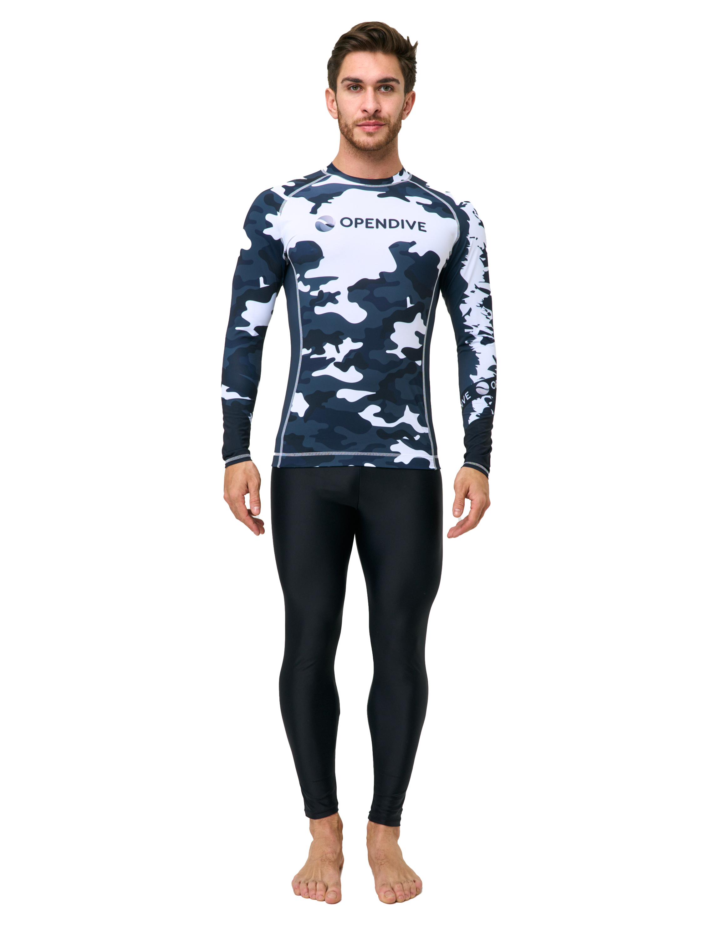 

Гидрофутболка T-Flex OpenDive Swim UPF50 с длинным рукавом мужская XL, Синий