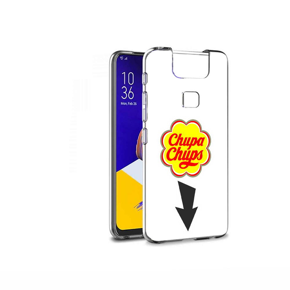 

Чехол MyPads Tocco для Asus ZenFone 6 (ZS630KL) чупа чупс, Прозрачный, Tocco