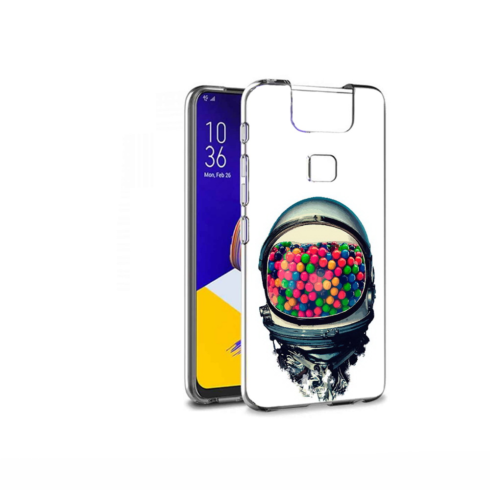 Чехол MyPads Tocco для Asus ZenFone 6 (ZS630KL) шлем космонавта