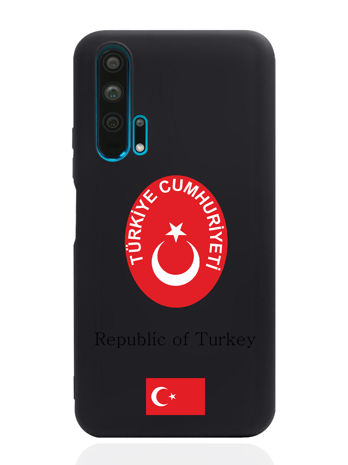 

Чехол SignumCase для Honor 20 Pro Герб Турции черный, Красный;белый;черный